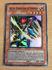 Card yu-gi-oh! wcsc-fr084 rai-jin, fighter of thunder (super rare)