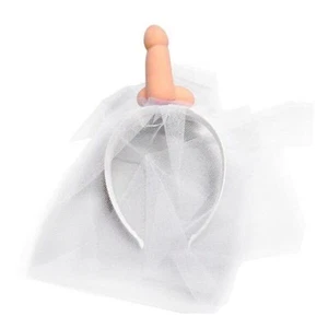 DIABLO PICANTE - VELO DE NOVIA BLANCO CON PENE ENVÍO DISCRETO 24H - Imagen 1 de 1