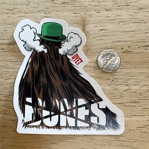 Vintage Bones Wheels Adam Dyet Cousin It Sticker Skateboard Powell Swiss - Bild 1 von 3