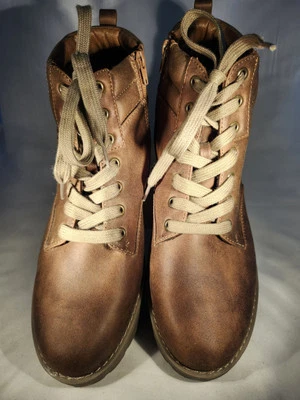 Botas Bullboxer Para Hombre B-52 Forma Cómoda Cremallera Encaje Talla 11 Coñac 225532F6T En muy buena condición  Foto 1 de 4