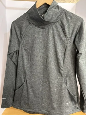 Женский пуловер для бега Hind темно-серый размер S - Изображение 1 из 4