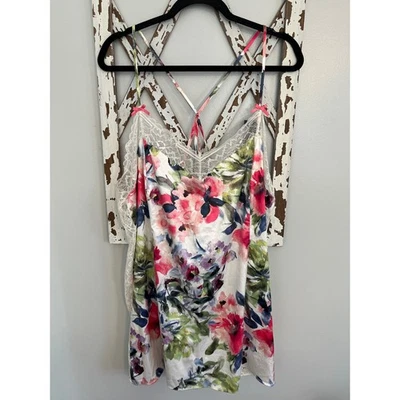 Cacique Satin Lace Floral Lingerie Plus Size 22/24 NWT - Image 1 of 4