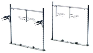 KATO N scale Structure Double wide steel pipe beam overhead pole 12 pcs 23-067-1 - Picture 1 of 3