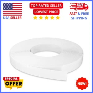 Kantenanleimer weiß 1/2 Zoll x 25 Fuß Melamin Bügelbild selbstklebende Verkleidung für Schrankreparatur - Bild 1 von 2