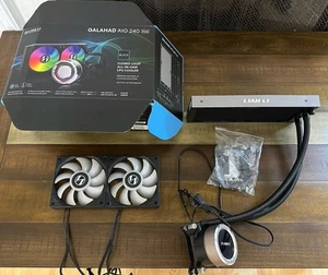 Lian Li Galahad AIO 240 RGB CPU Liquid Cooler - Black - Photo 1/9