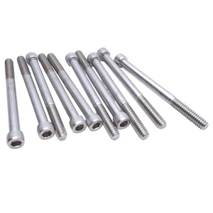 Lot of 10 MSC 04735924 Stainless Steel Hex Socket Cap Screw 1/4-20in Thread, 3in - Picture 1 of 5