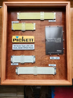 收藏家套装 Pickett N4 矢量类型滑动规则 + 木材展示手册 — 第 1/4 张图片