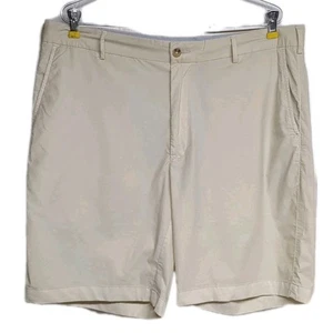 Peter Millar Shorts Men Casual Chino Flat Front Beige 36 - Picture 1 of 9