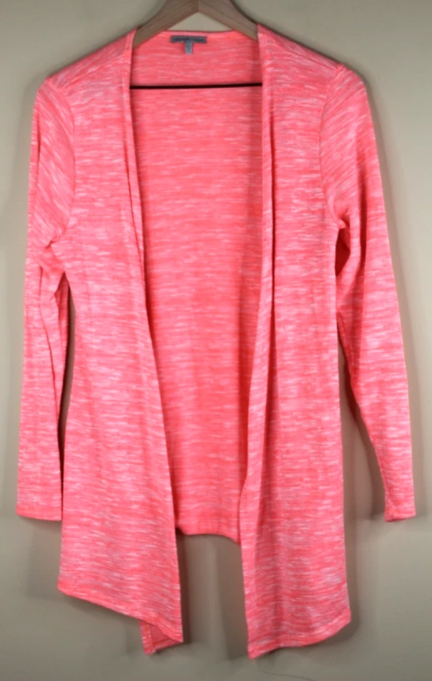 Cárdigan Charlotte Russe Manga Larga Ligero Frente Abierto Rosa Talla Grande Foto 1 de 4