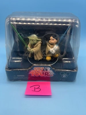 Yoda y Jedi Mickey Star Wars Star Tours Parques Disney Juguete Exclusivo 2005 (B) Foto 1 de 4