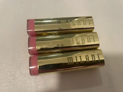 3 X Milani Color Statement Lipstick Pink Frost 09 - Image 1 of 2