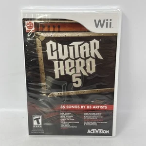 Guitar Hero 5 (Nintendo Wii) Brand NEW Factory Sealed  - Picture 1 of 6