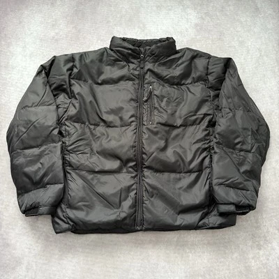 Vintage Mens GAP Down Puffer Jacket Size M Black Full Zip Tech Ski Snow Quilted - Image 1 of 4