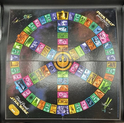 Trivial Pursuit Star Wars Classic Trilogy Game Board 1997 Manual Foto 1 de 4