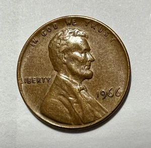 1966 Lincoln Cent DDO FS-101 Strong Doubled Die Obverse + Weak FG DDR Errors - Picture 1 of 15