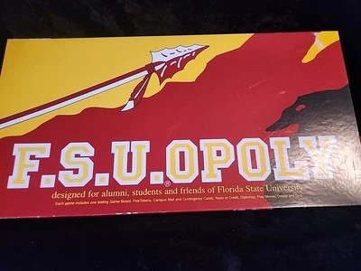 Florida State University Monopoly  F.S.U.opoly Board Game. FSU Monopoly - Image 1 of 4