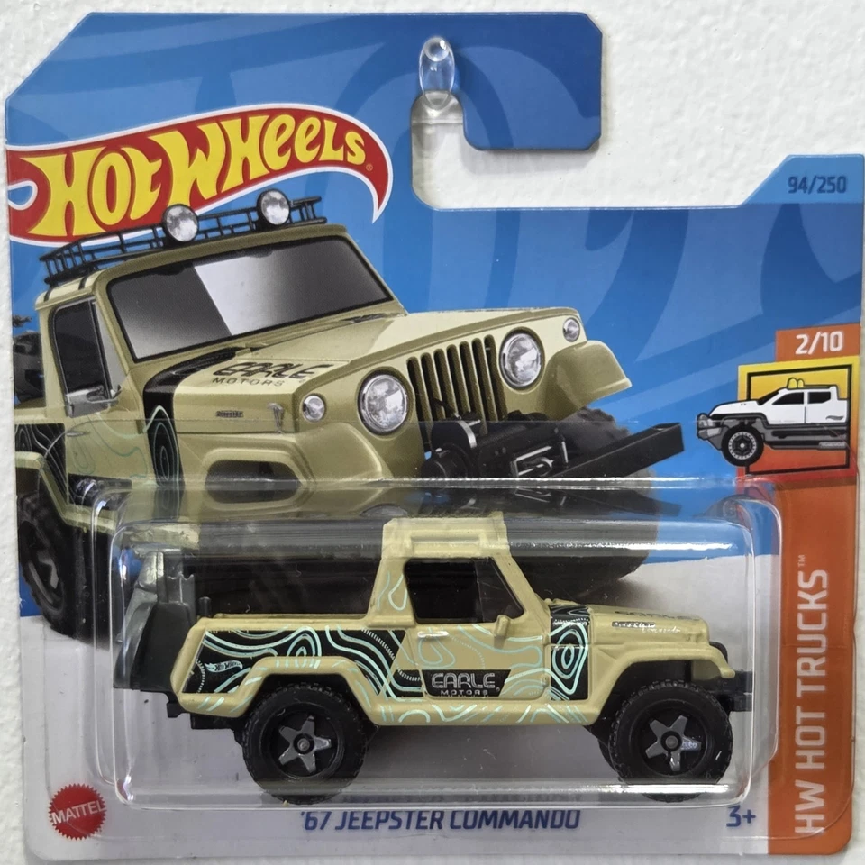 JEEP JEEPSTER 67 COMMANDO Hot Wheels 1:64 FREE BOXED SHIPPING  - Image 1 of 1
