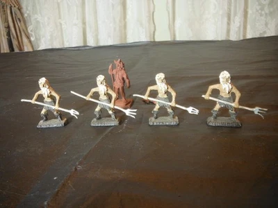 Heritage custom cast, River Trolls, lead/metal, D&D gaming miniatures x5 - Image 1 of 4