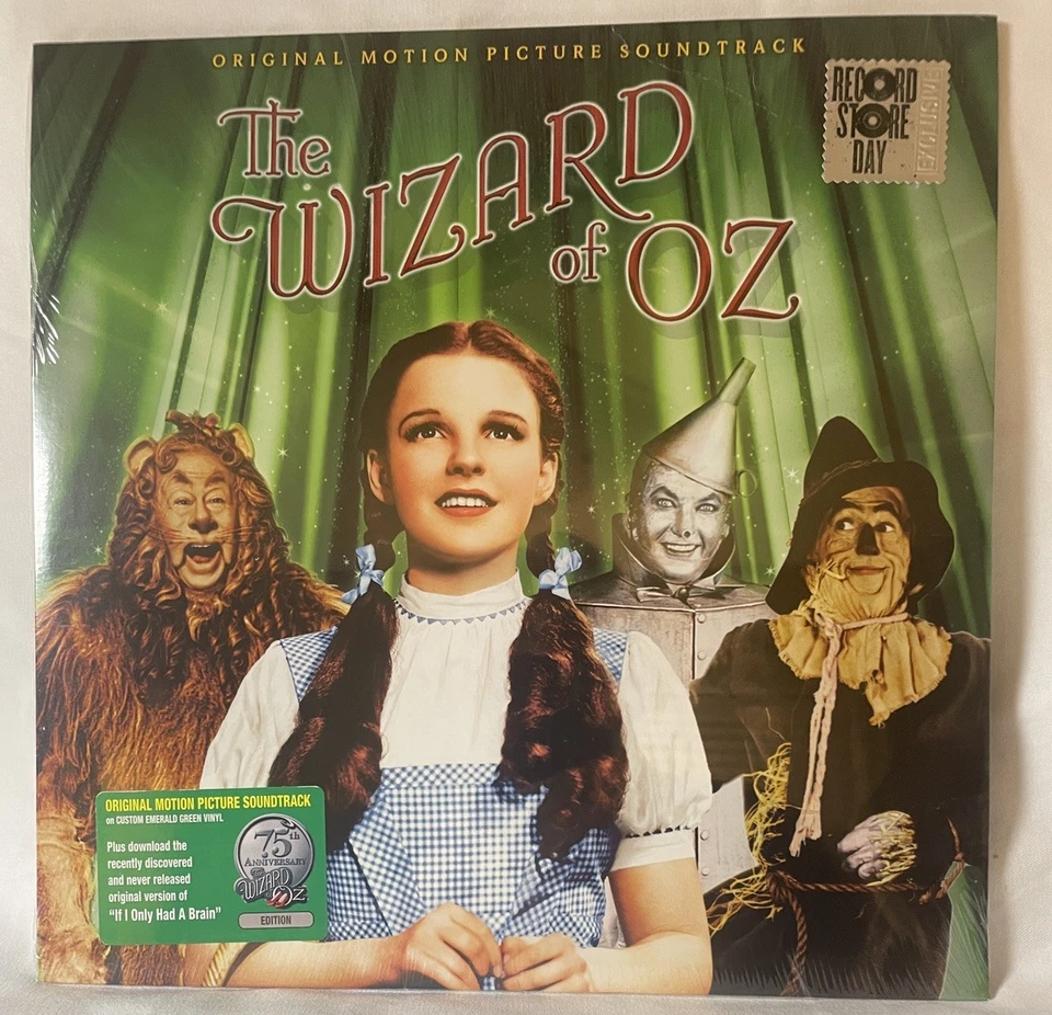 THE WIZARD OF OZ 75 ANNIVERSARY SOUNDTRACK RECORD STORE DAY NEW IN SHRINK - Image 1 of 4