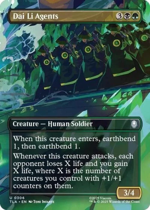 NM U - Dai Li Agents (Borderless): Avatar: The Last Airbender - Image 1 of 1