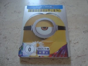 MINIONS (from Despicable Me) BluRay SteelBook NEW&SEALED + bonus 3 mini movies - Picture 1 of 1