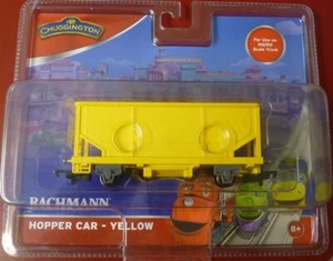 CHUGGINGTON Bachmann 77105 Hopper Car YELLOW HO OO NEW - Picture 1 of 2
