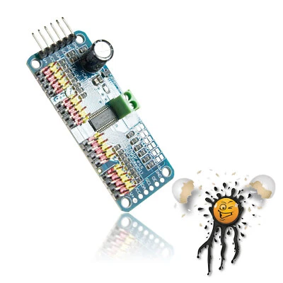 ESP8266 Arduino 16 Kanal 12-bit I2C PWM PCA9685 Servo LED Mosfet Driver - Bild 1 von 2