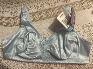 Bali Bra 3820 Soar Blue Double Support Cool Comfort Wirefree Blue Sky 36C NEW - Picture 1 of 12