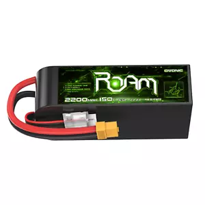 OVONIC 22.2V 150C 6S 2200mah Lipo Battery XT60 for RC Drone 6" 7"quad range FPV - Picture 1 of 5