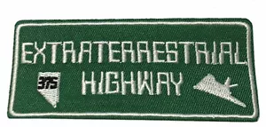 Extraterrestrial Highway Patch bestickt Klett Applikation Aliens Xfiles - Bild 1 von 9