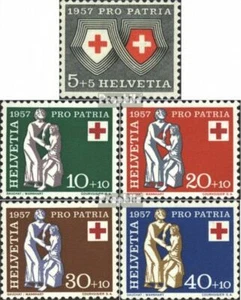 Schweiz 641-645 (kompl.Ausgabe) postfrisch 1957 Pro Patria - Bild 1 von 1