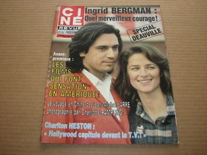 *** Ciné Revue *** 1982 n° 36 du 02/09 - Ingrid Bergman / Jean-Michel Jarre - Bild 1 von 1