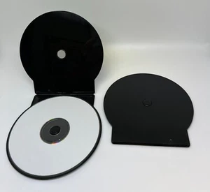 SALE! 25-PACK NEW CD/DVD CLAM SHELL CASES PAKRITE CSHELL, BLACK, JS100BLK - Picture 1 of 4