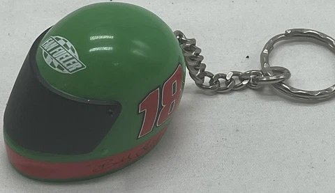 VTG 1998 NASCAR Fan Fueler Dale Bobby Labonte #18 Helmet Keychain Bttl Opener Cover