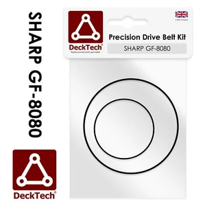 Correas de repuesto DeckTech™ para reproductor de cassette Sharp GF-8080 GF80 GF 8080 - Imagen 1 de 3