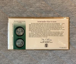 2001 P&D North Carolina State Quarter Ersttagsbrief - Bild 1 von 2