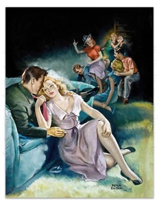 THE MAKE OUT ROOM Pulp 1940's Peter Driben, Cover Art POSTER, Vintage Reprint - Bild 1 von 3