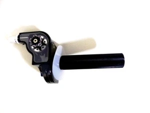 Pit Bike CNC Billet Machined Black Alloy 1/4 Turn Quick Action Throttle 22mm Bar - Picture 1 of 2