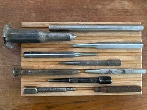 Antique Vintage Center Punch Lot drift drive pin machinists Tools C - Picture 1 of 5