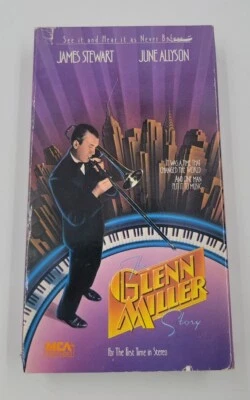 The Glen Miller Story (VHS, 1986) James Stewart, June Allyson / MCA Home Video  Foto 1 de 4