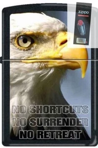Zippo 1814 no shortcuts no surrender DISCONTINUED - Rare Lighter + FLINT PACK - Picture 1 of 1