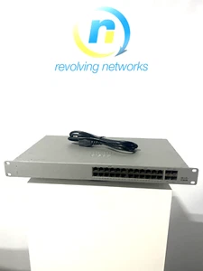 Cisco Meraki MS120-24P-HW MS120-24P 24x GbE PoE+ Switch, Unclaimed - 1 Year Wnty - Picture 1 of 1