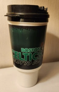 Boston Celtics 16 Oz Commuter Travel Auto Mug with Lid - Picture 1 of 7