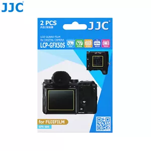 JJC 2PCS LCD Screen Guard Film Protector for Fujifilm Fuji GFX 50S 50R Camera - Picture 1 of 11