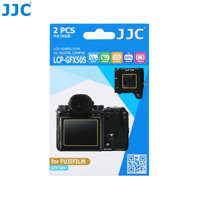 JJC 2PCS LCD Screen Guard Film Protector for Fujifilm Fuji GFX 50S 50R Camera - Image 1 of 4
