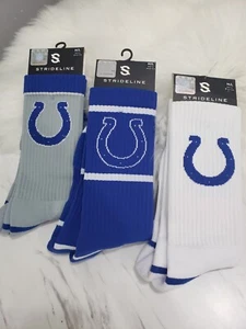 NFL Indianapolis Colts Reebok Team Logo Adult Crew Socks lot men women football - Picture 1 of 6