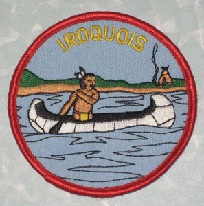 Parche indio iroqués (planchado) - 3 1/8" x 3 1/8" - Imagen 1 de 1