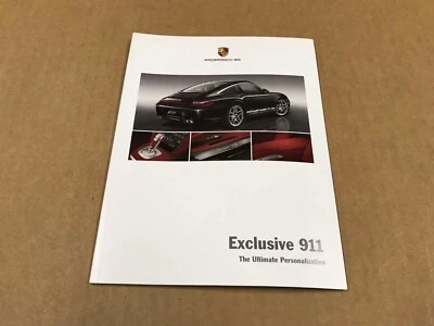 NOS 2009 Porsche Exclusive 911 Dealership Salesman Brochure - Image 1 of 4