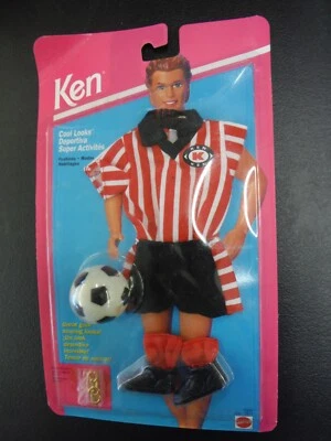 Ken Cool Looks 1994 moda jugador de fútbol #12608 *nuevo* Foto 1 de 2
