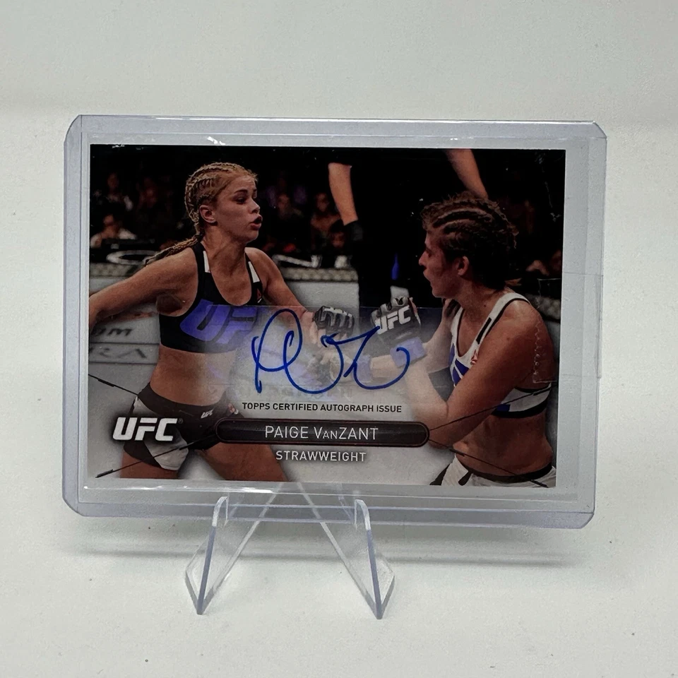 2016 TOPPS UFC HIGH IMPACT PAIGE VanZant AUTO  - Image 1 of 2
